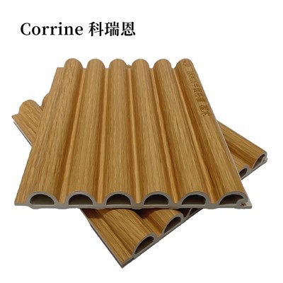 Clip-On/Click-Lock Semi-Circular WPC Wall Panel