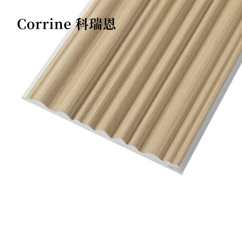 WPC -beklädnadsprofilerade väggpaneler nyligen